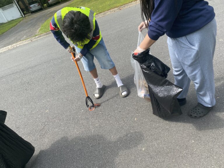 October East Meck chapter street cleanup!